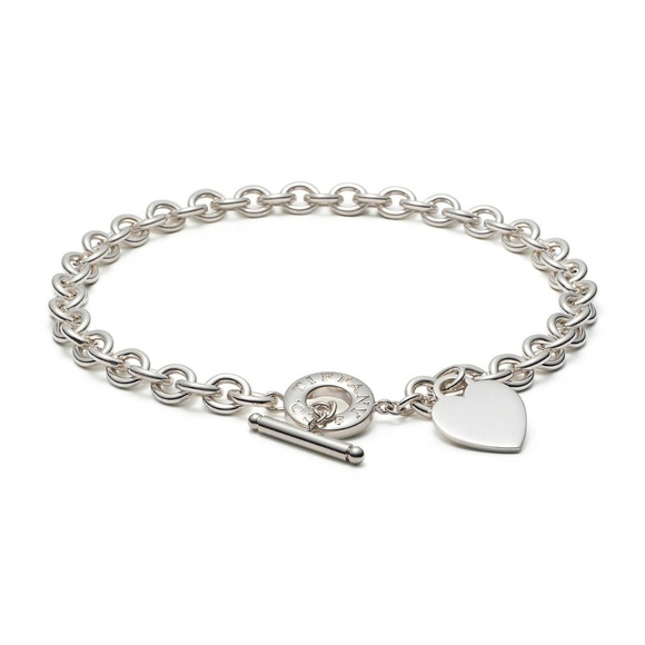 Tiffany & Co. Jewelry - UNWORN SS Tiffany Heart Tag Toggle Necklace, 16in